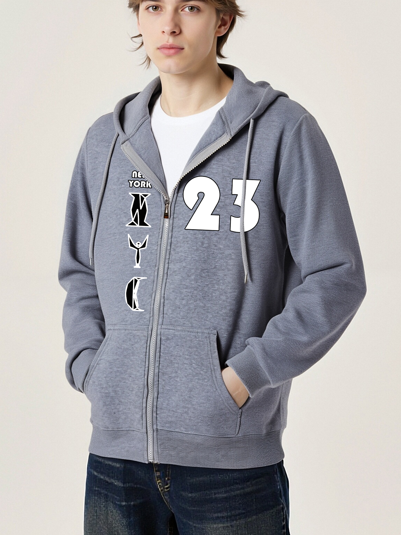 Winter Clothing In New York City - New York City No.23 Print Men