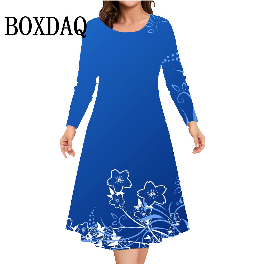 Autumn Winter Long Sleeve Dres - Winter Clothing For Plus Size Women incelemesi ve fiyatı