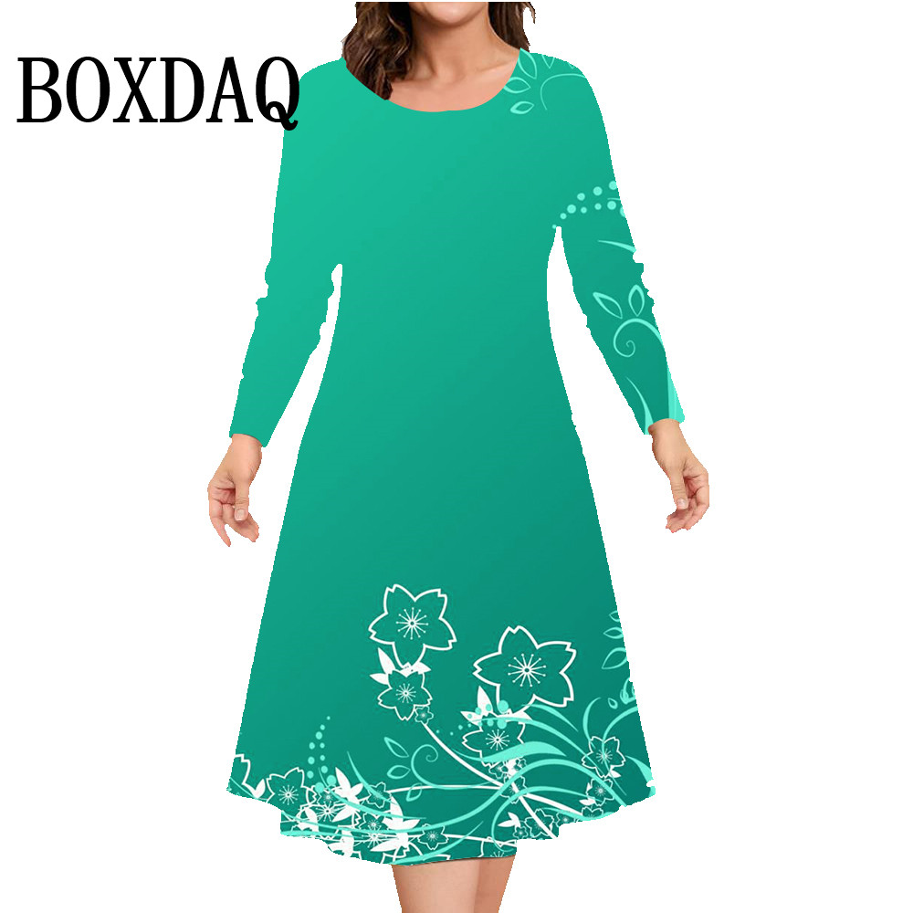 Autumn Winter Long Sleeve Dres - Winter Clothing For Plus Size Women incelemesi ve fiyatı