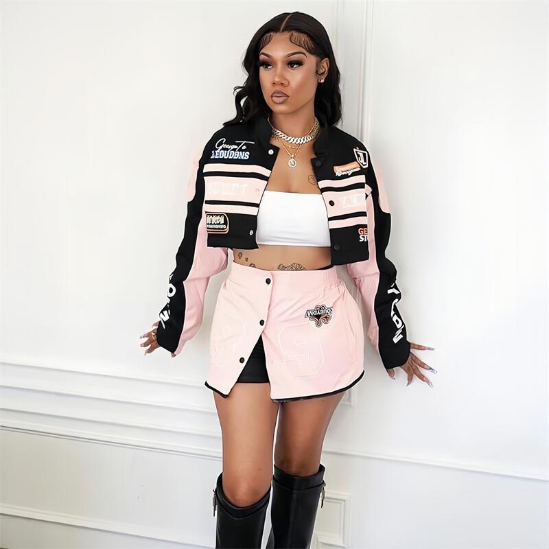 HLJ Letter Print Two Piece Out - Winter Clothing Women Sale incelemesi ve fiyatı