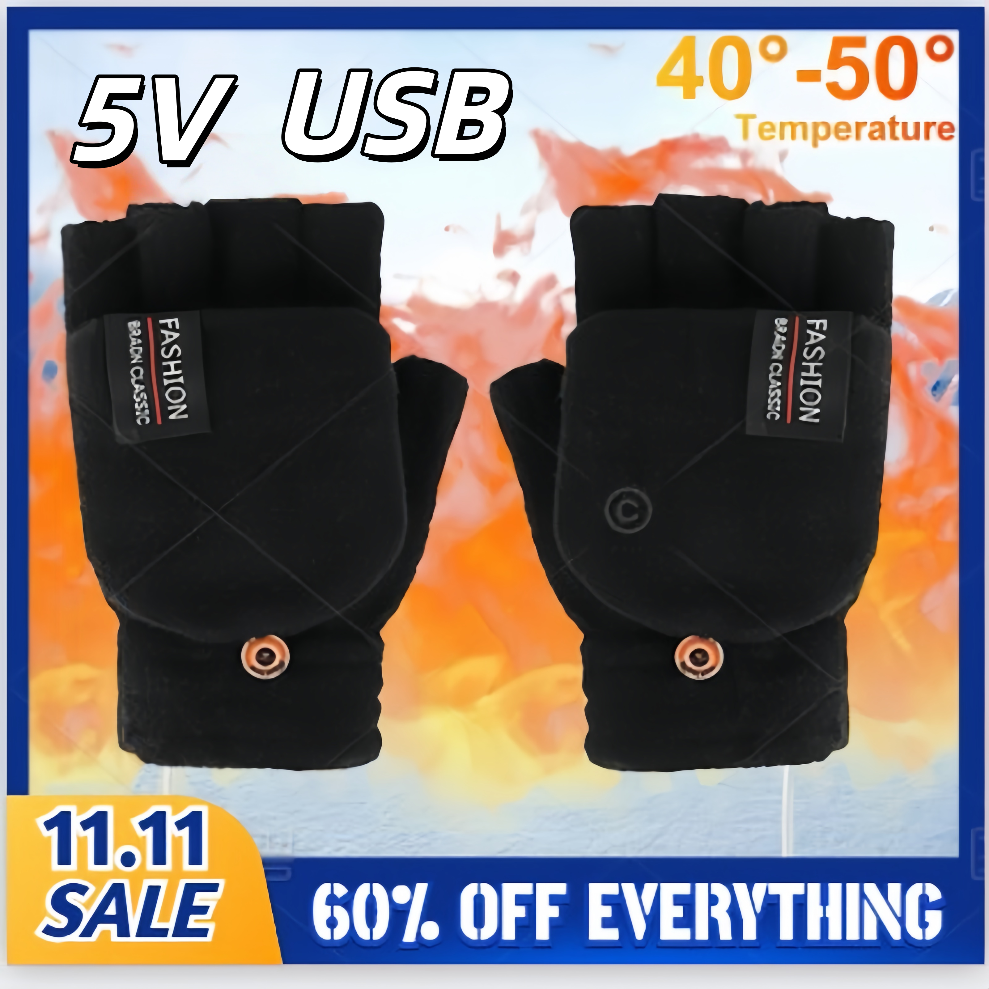 Electric USB Heating Gloves Ha - Hand Warmer Reusable incelemesi ve fiyatı