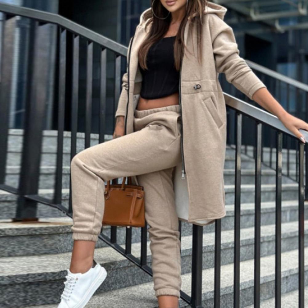 Pants Set Women Tracksuit Zipp - Winter Clothing Women Sale incelemesi ve fiyatı