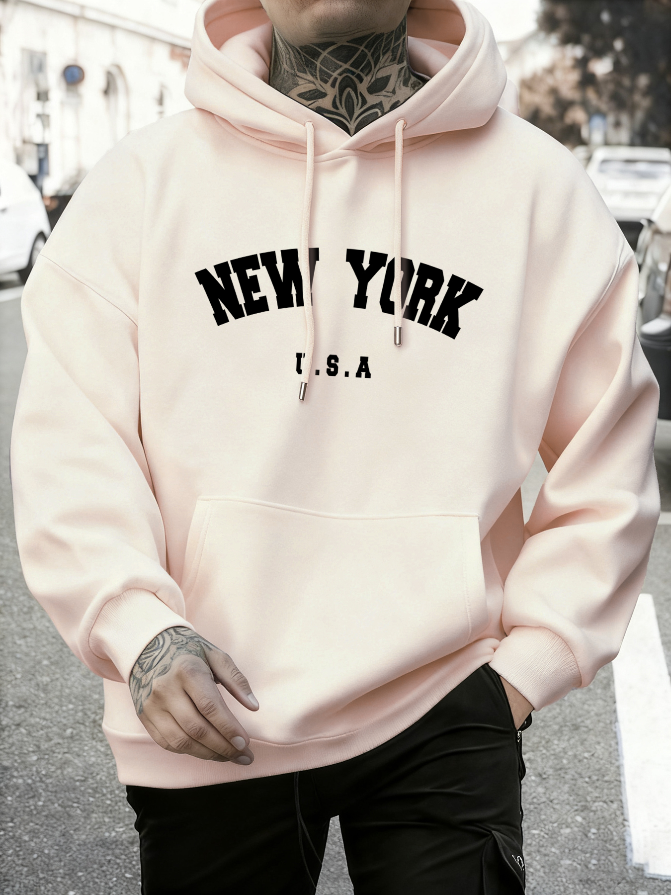 Usa New York City Print Man Pu - Winter Clothing In New York City incelemesi ve fiyatı