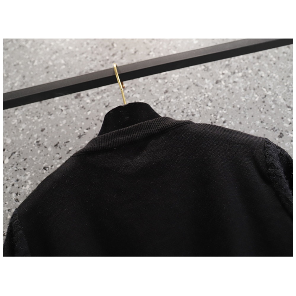 casual Elegant Beading Knit Sp - Winter Clothing For Plus Size Women incelemesi ve fiyatı