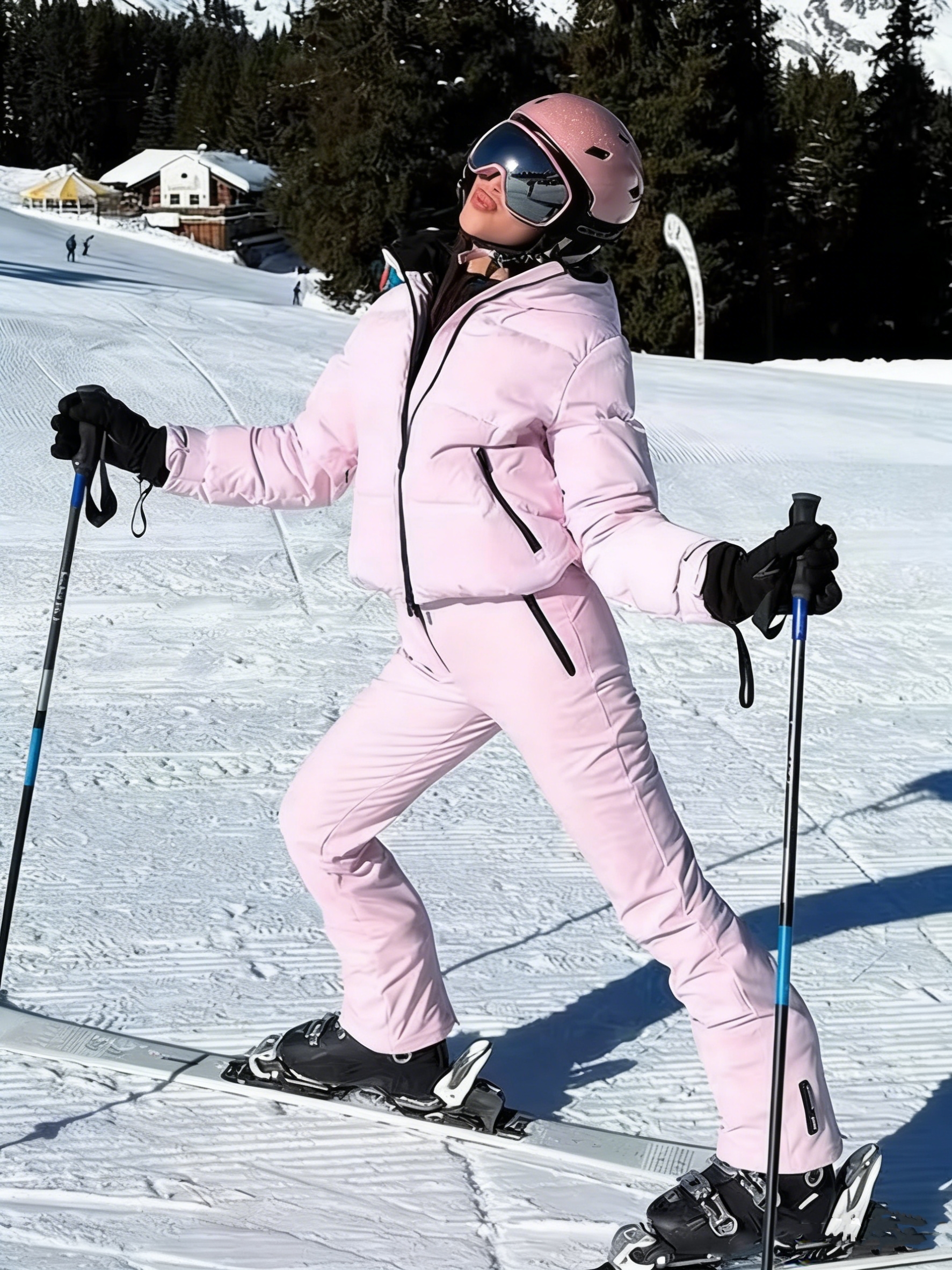 Winter Pink Thicken Warm Women - Winter Clothing For incelemesi ve fiyatı