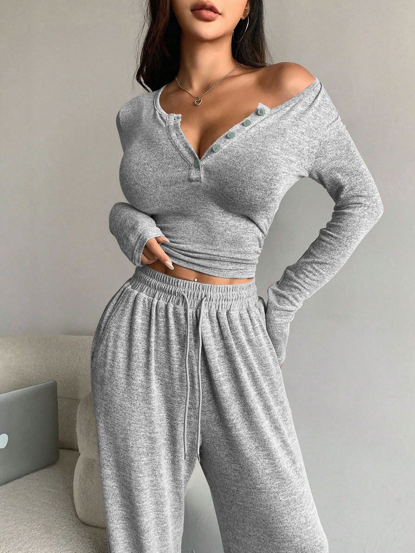 Women's Suit Warm Pajamas for  - Winter Clothing For incelemesi ve fiyatı