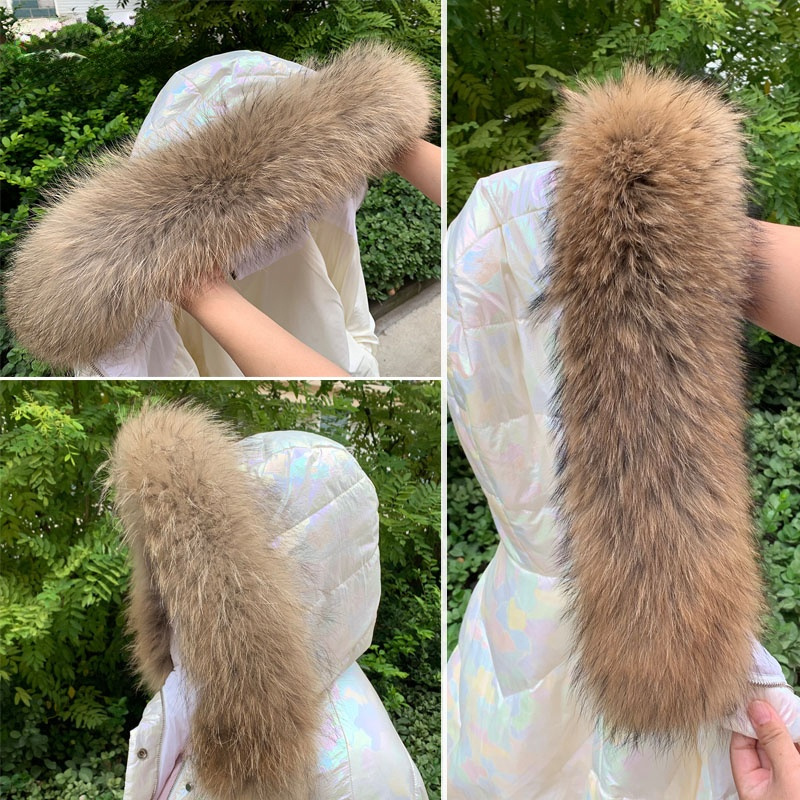 Real Fur Collar for Coat Parka - Winter Clothing Women Sale incelemesi ve fiyatı