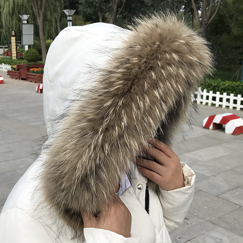 Real Fur Collar for Coat Parka - Winter Clothing Women Sale incelemesi ve fiyatı