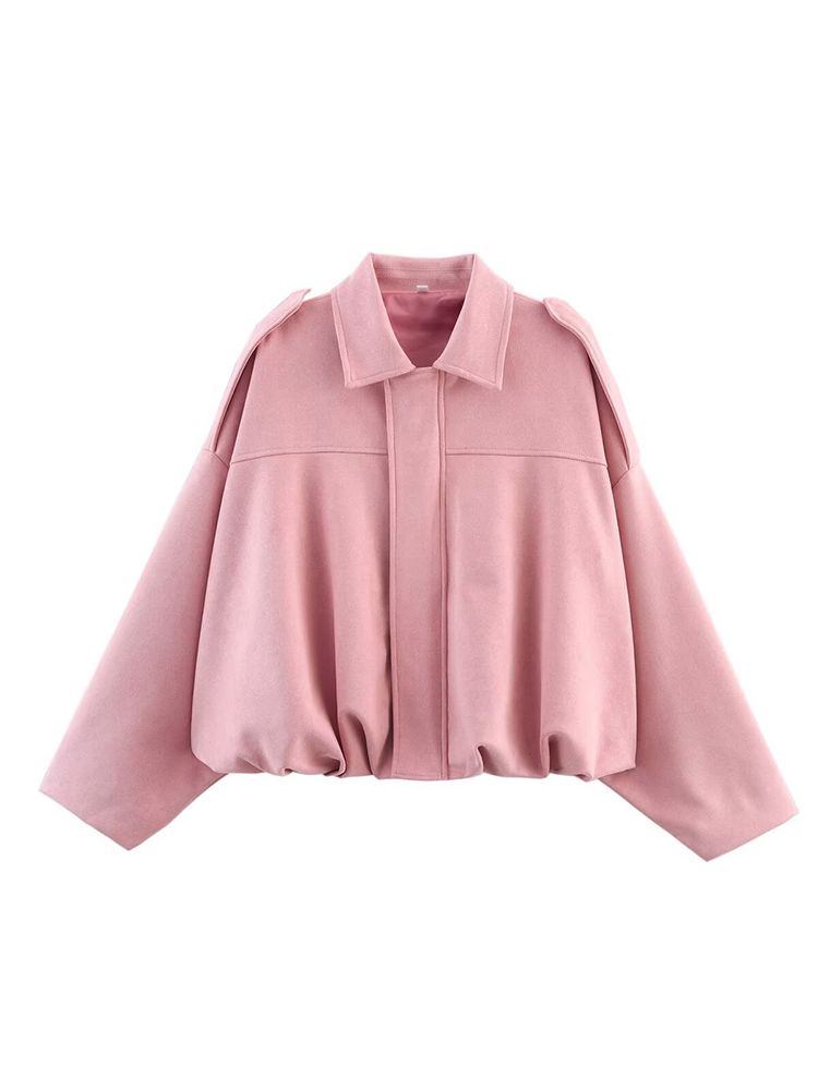 TFMLN Women Suede Bomber Jacke - Winter Clothing Women Sale incelemesi ve fiyatı