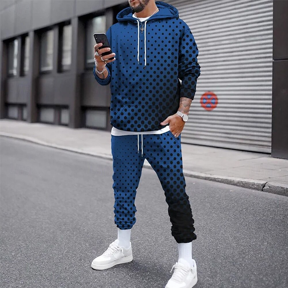 Funny 3D Polka Dot Print Men's - Winter Clothing For incelemesi ve fiyatı