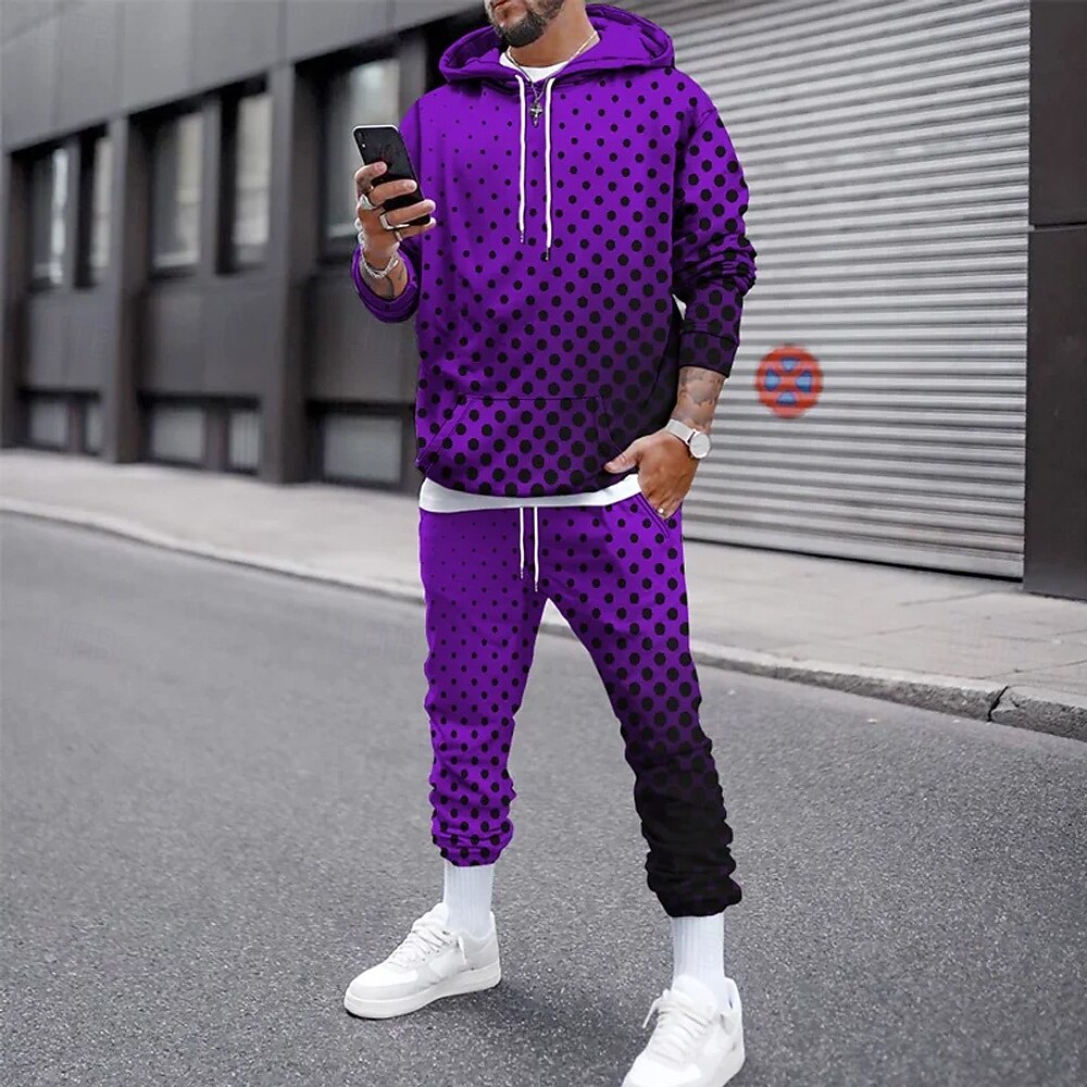Funny 3D Polka Dot Print Men's - Winter Clothing For incelemesi ve fiyatı