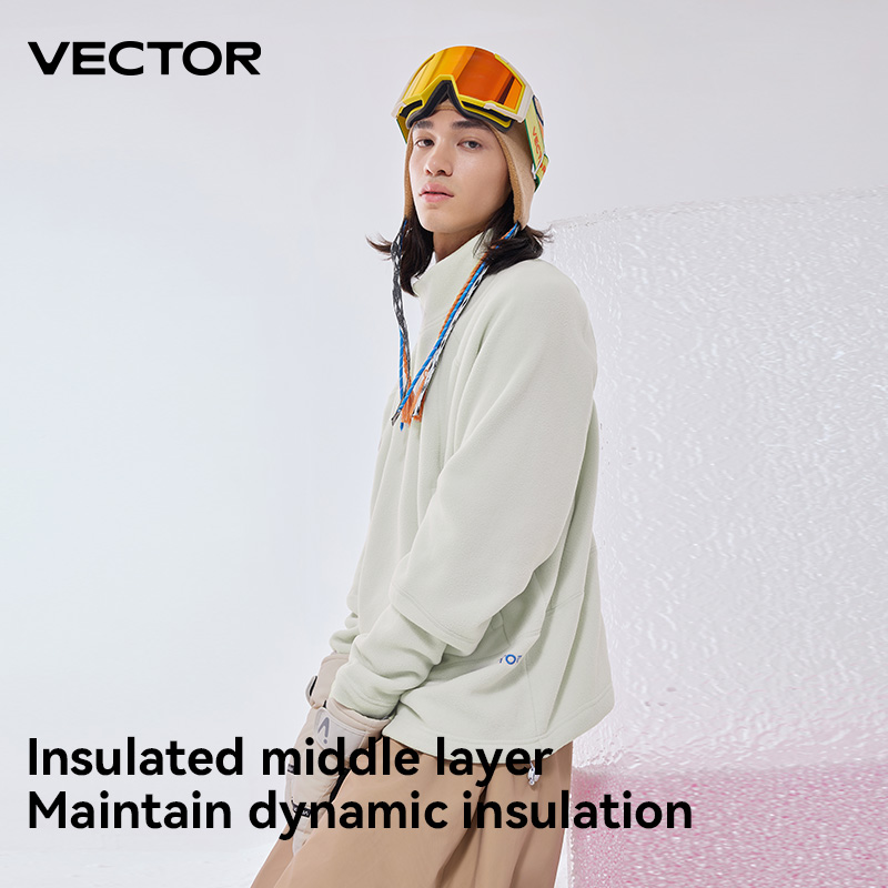 VECTOR Fleece Jacket Woman Men - Winter Clothing Vector incelemesi ve fiyatı