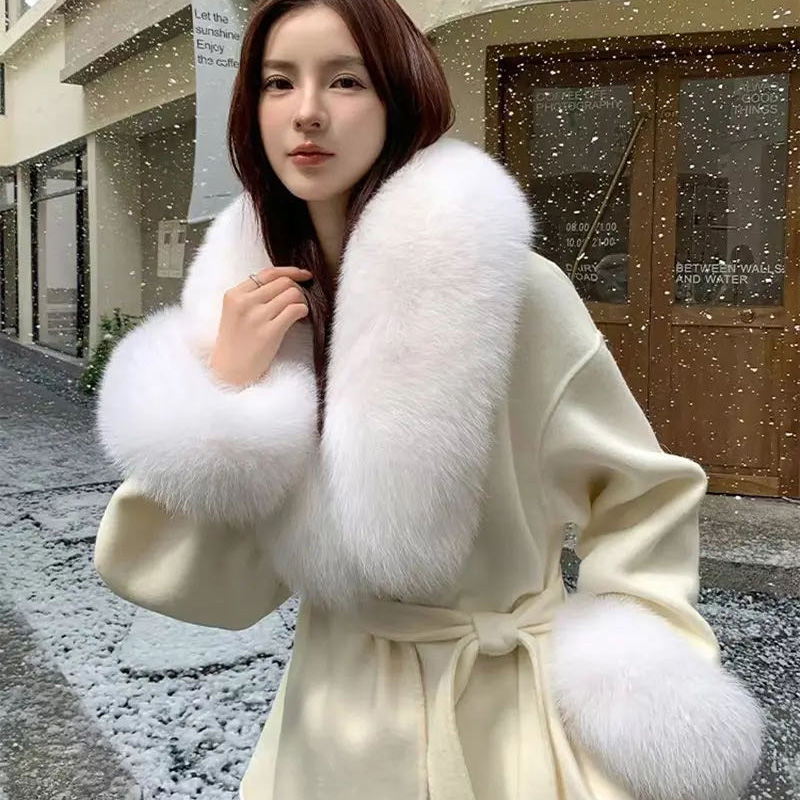 2025 Real Fox Fur Collar Winte - Winter Clothing Women Sale incelemesi ve fiyatı