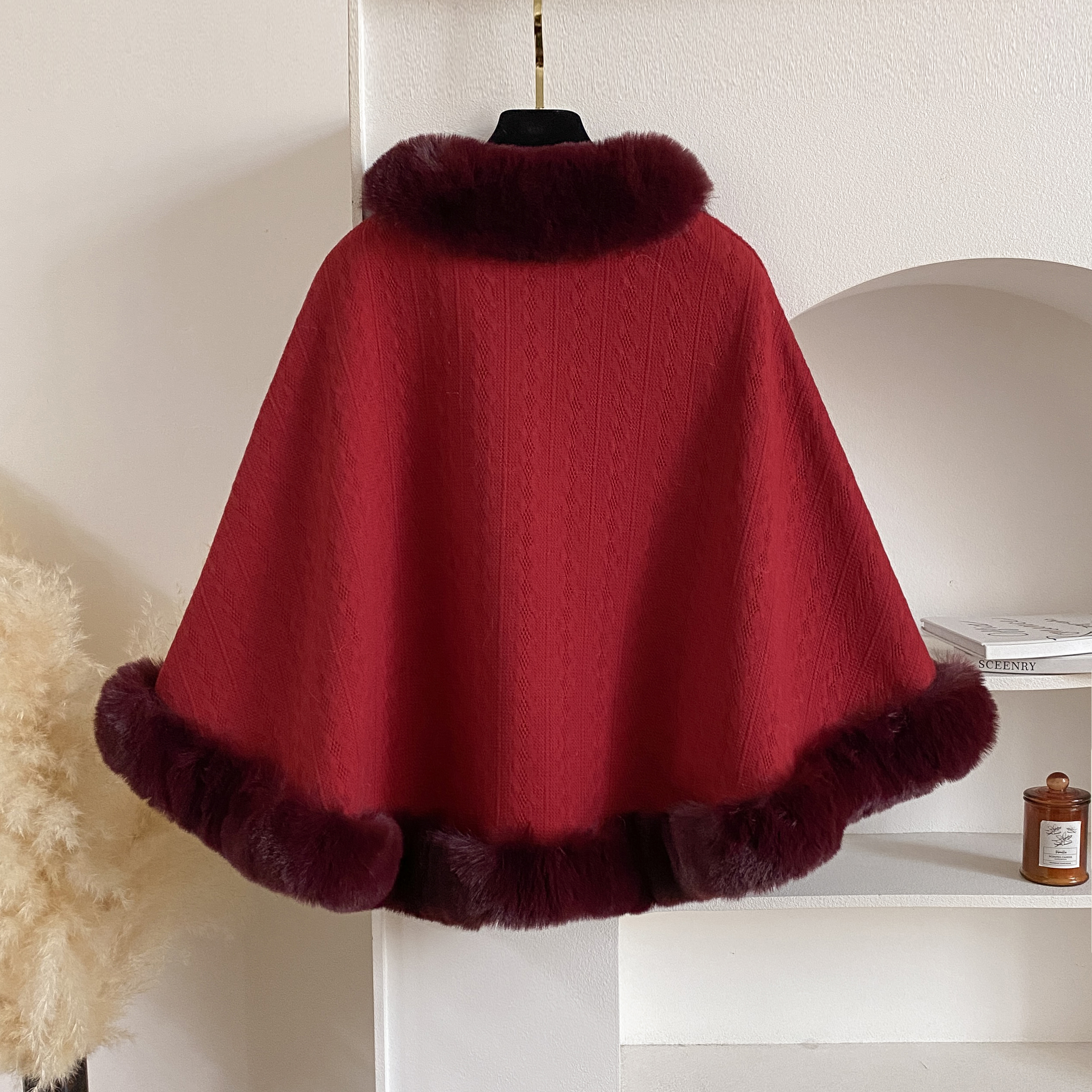 2024 New Winter Solid Poncho T - Winter Clothing Women Sale incelemesi ve fiyatı