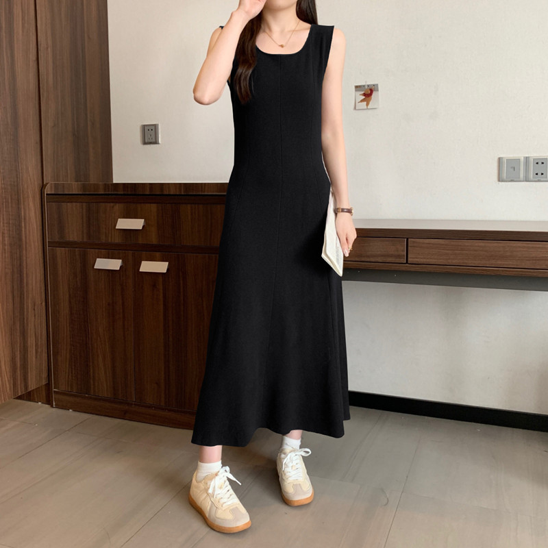 Elegant solid  sleeveless Knit - Winter Clothing For Plus Size Women incelemesi ve fiyatı