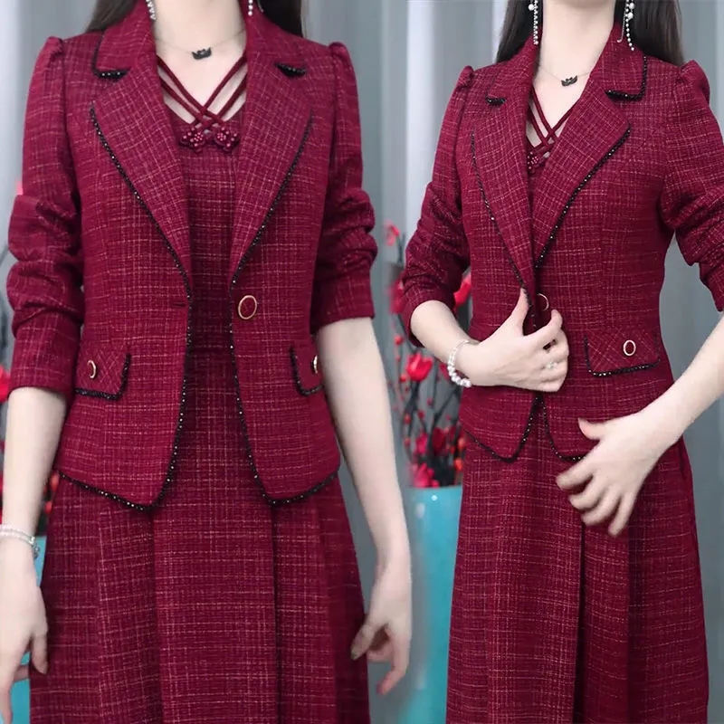 Middle Aged Female Dress Sets  - Winter Clothing Women Sale incelemesi ve fiyatı